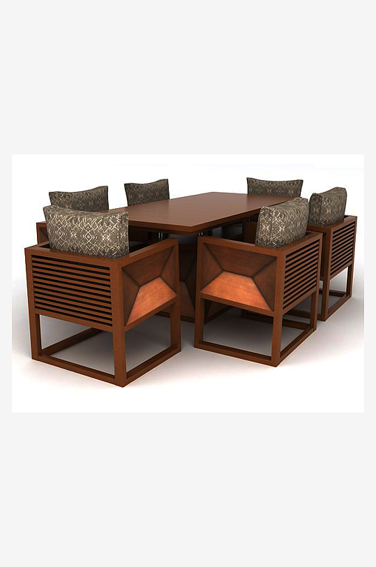 立体家具家居3D模型-众图网