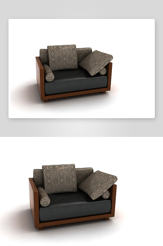 立体家具家居3D模型-众图网