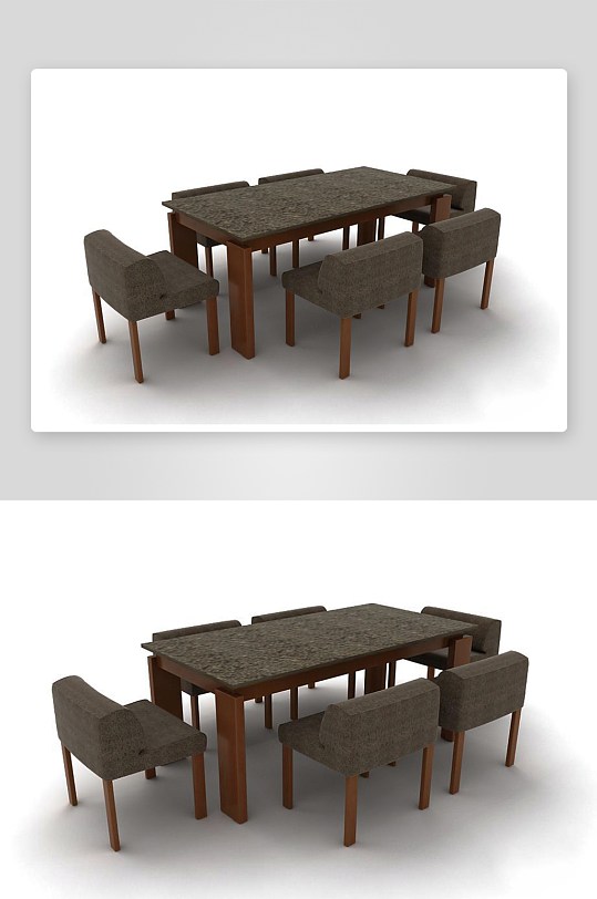 立体家具家居3D模型-众图网