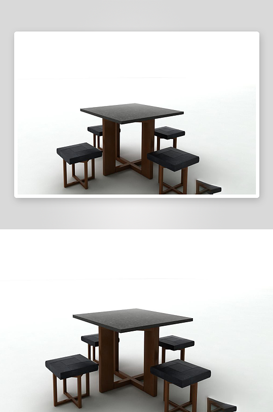 立体家具家居3D模型-众图网