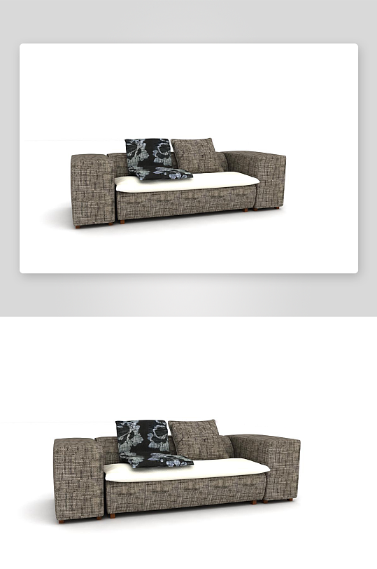 立体家具家居3D模型-众图网