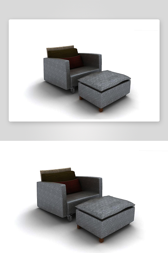 立体家具家居3D模型-众图网