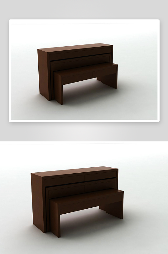 立体家具家居3D模型-众图网