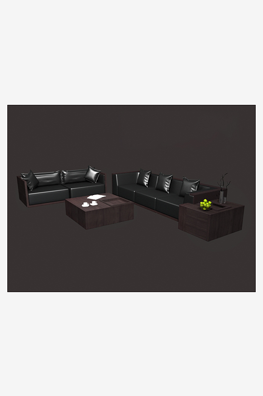 立体家具家居3D模型-众图网