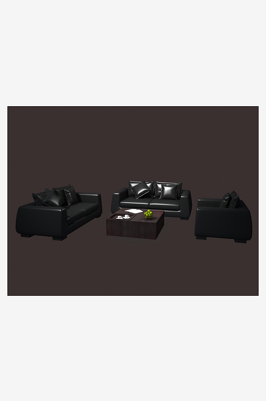 立体家具家居3D模型-众图网