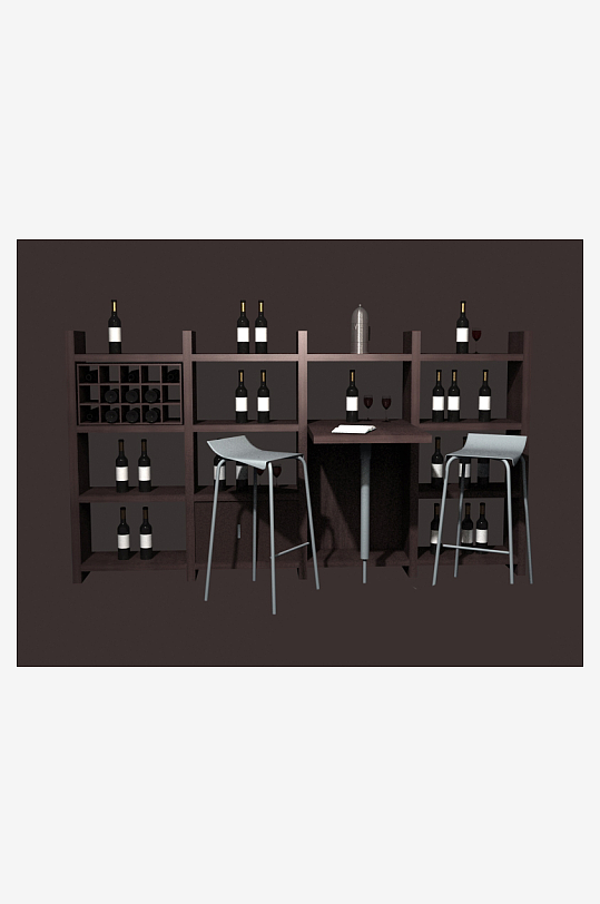 立体家具家居3D模型-众图网