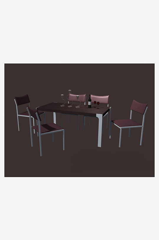 立体家具家居3D模型-众图网