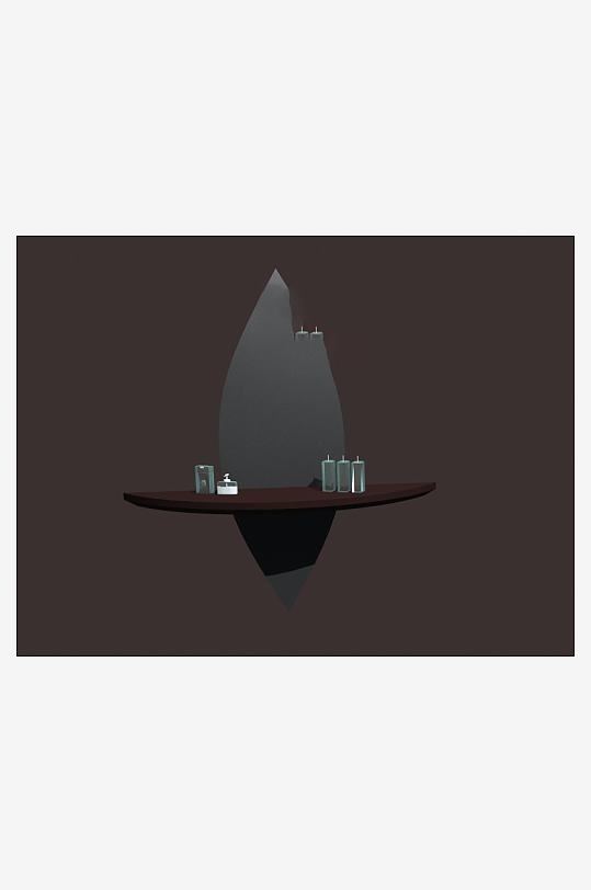 立体家具家居3D模型-众图网