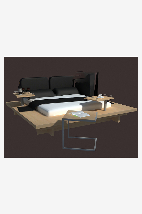 立体家具家居3D模型-众图网
