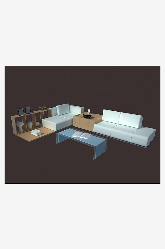 立体家具家居3D模型-众图网
