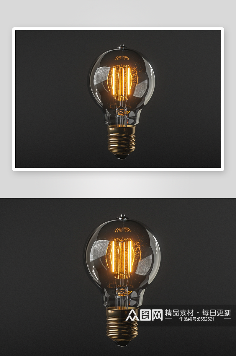 数字艺术灯泡灯具图片素材