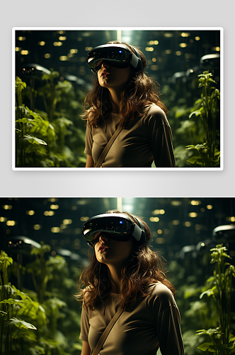 数字艺术VR眼镜图片