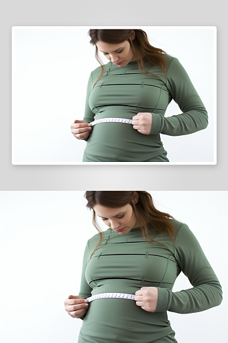 数字艺术孕妇腰围图片