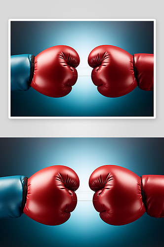 数字艺术拳击手套图片