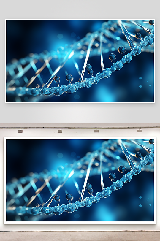 数字艺术DNA基因图片