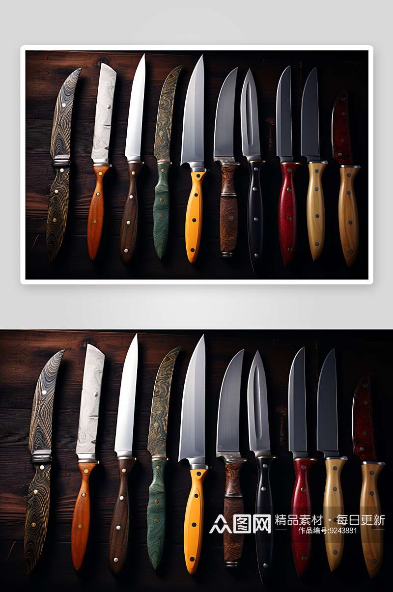 各种各样的刀具匕首素材