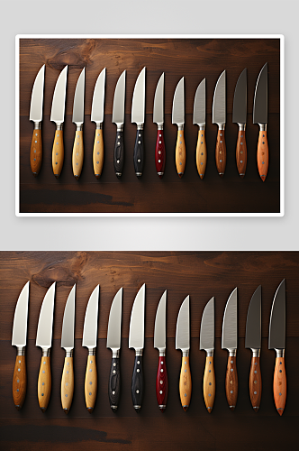 各种各样的刀具匕首