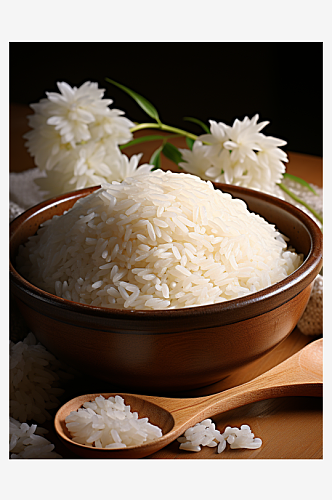 美味新鲜的大米美食