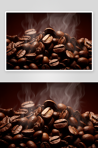 美味的咖啡豆背景