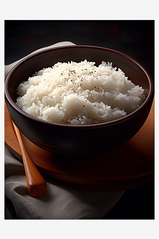 美味的大米粮食背景