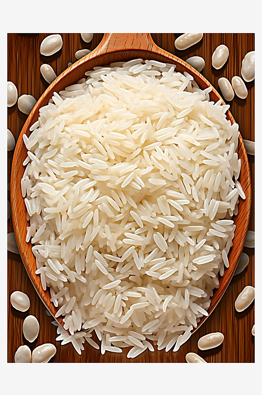 美味的大米粮食背景