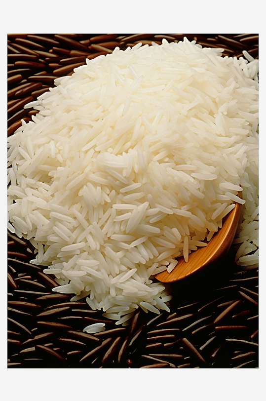 美味的大米粮食背景