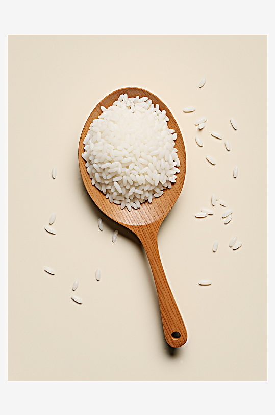 美味的大米粮食背景