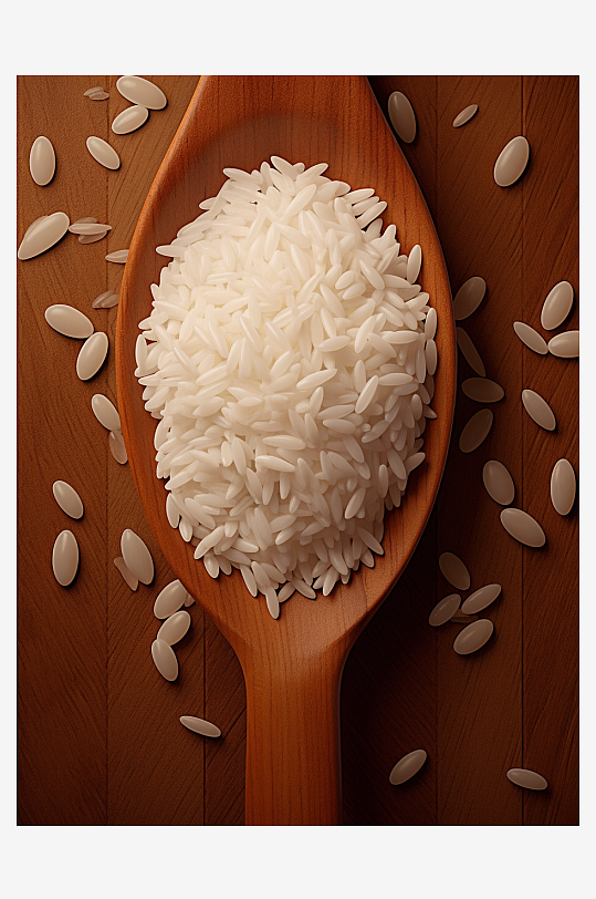 美味的大米粮食背景