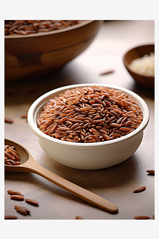 美味的大米粮食背景