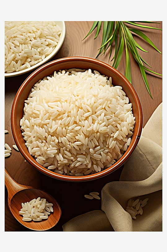 美味的大米粮食背景