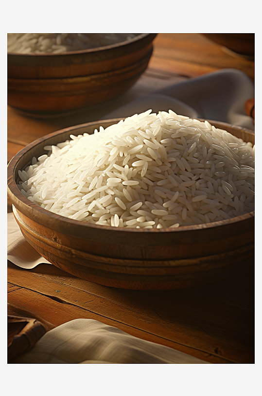 美味的大米粮食背景