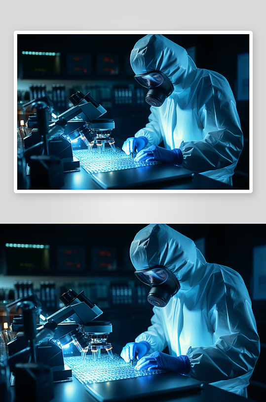 正在做实验的科学家