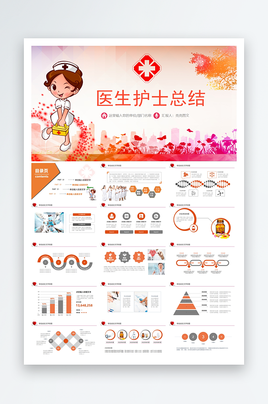 醫(yī)療護(hù)理PPT模版設(shè)計