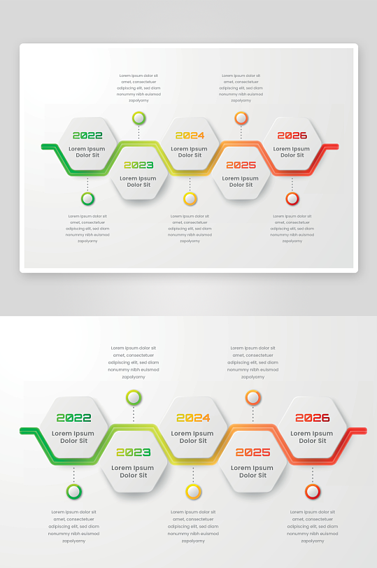 创意矢量大气数据图表元素