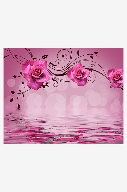 高清大气中式室内装饰画