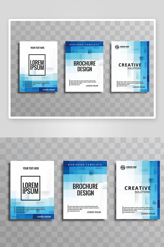 矢量时尚画册封面-众图网