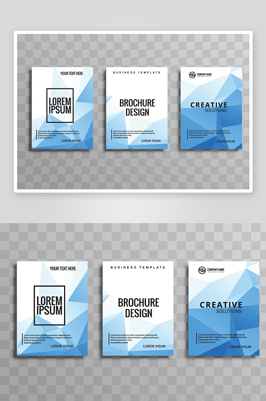 矢量时尚画册封面-众图网