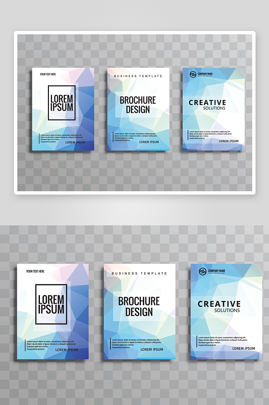 矢量时尚画册封面-众图网