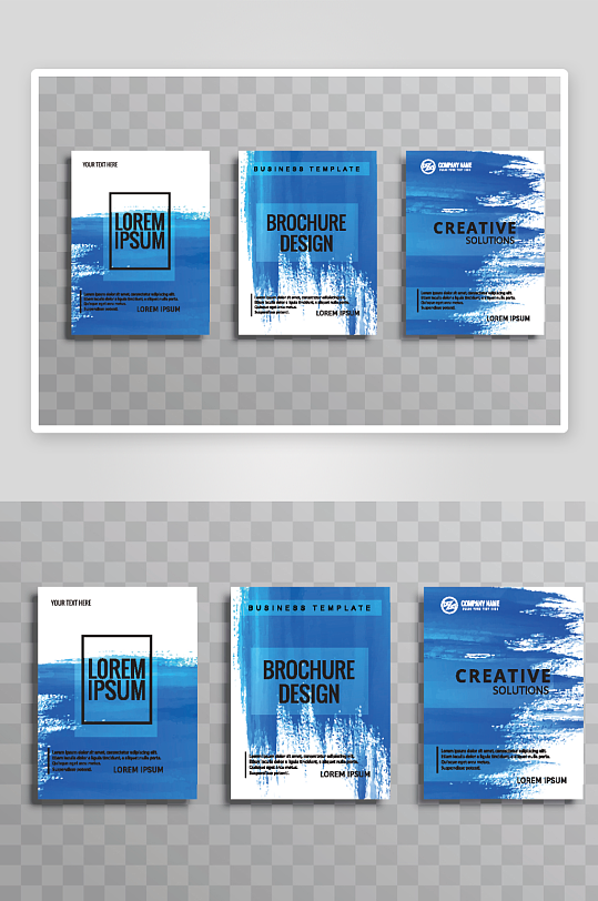 矢量时尚画册封面-众图网