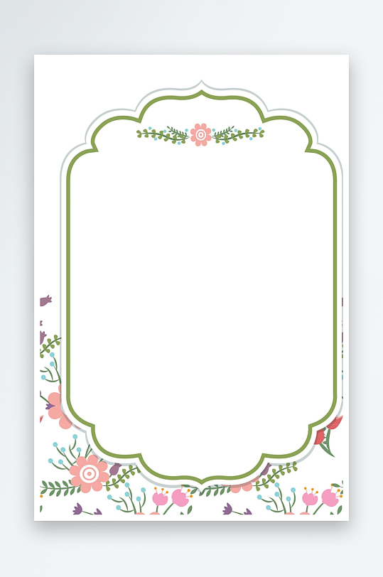 创意简约信纸背景模板-众图网