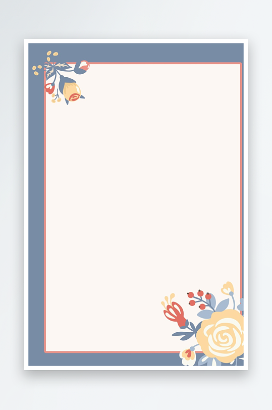 创意简约信纸背景模板-众图网