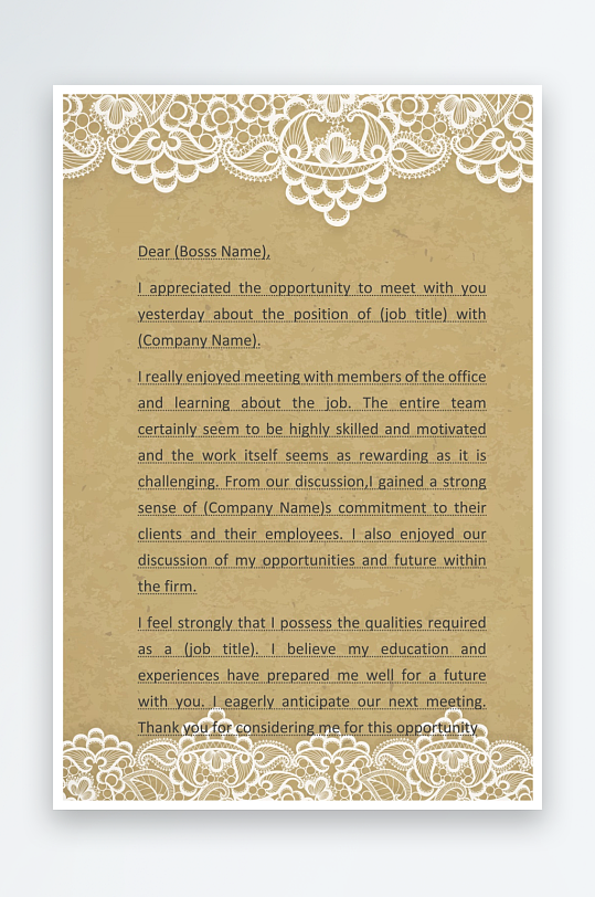 创意简约信纸背景模板-众图网