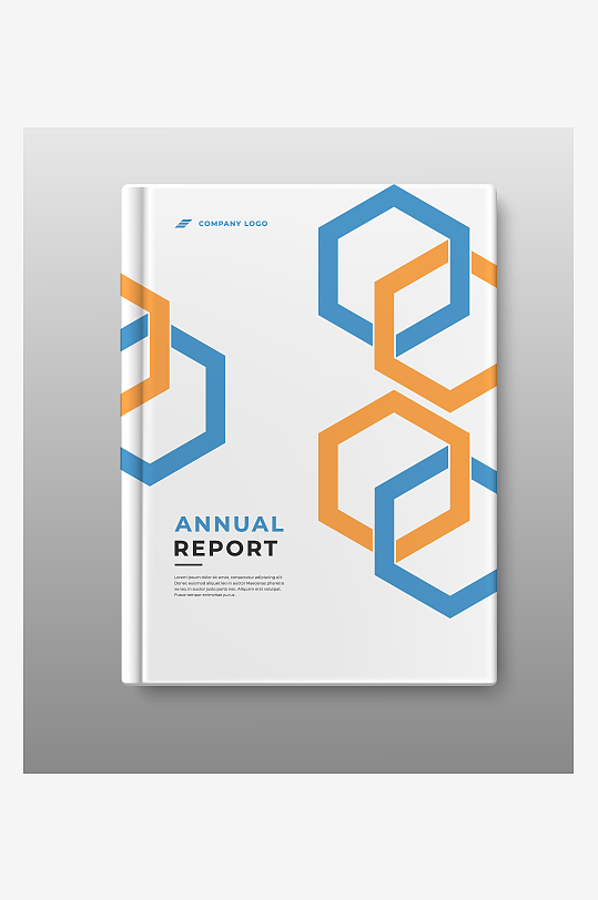 创意矢量画册封面背景-众图网