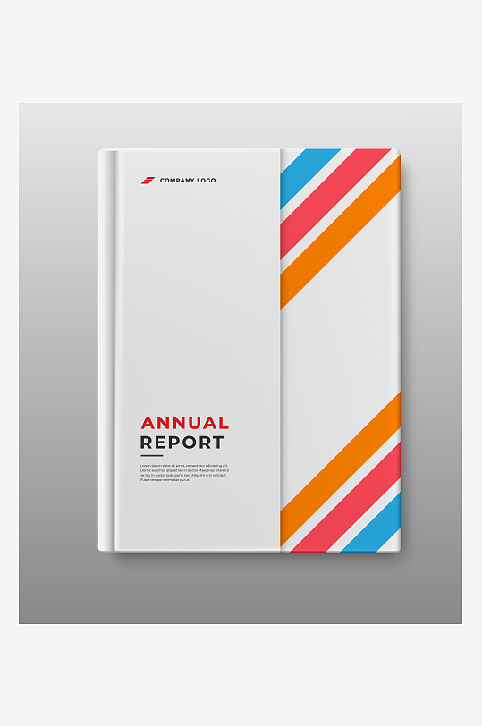 创意矢量画册封面背景-众图网