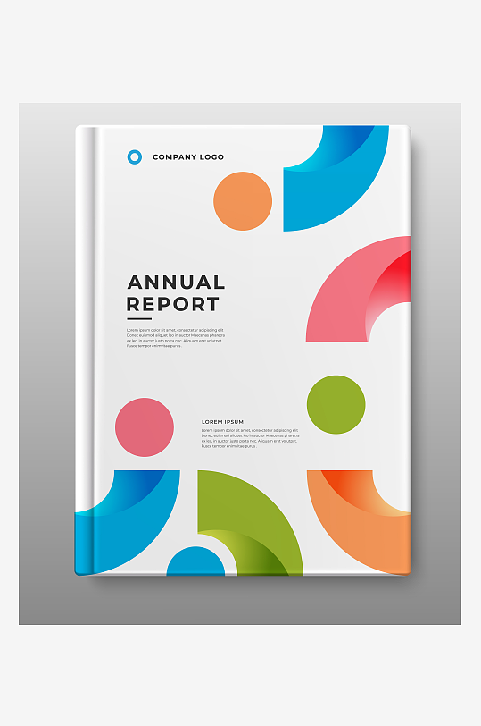 创意矢量画册封面背景-众图网