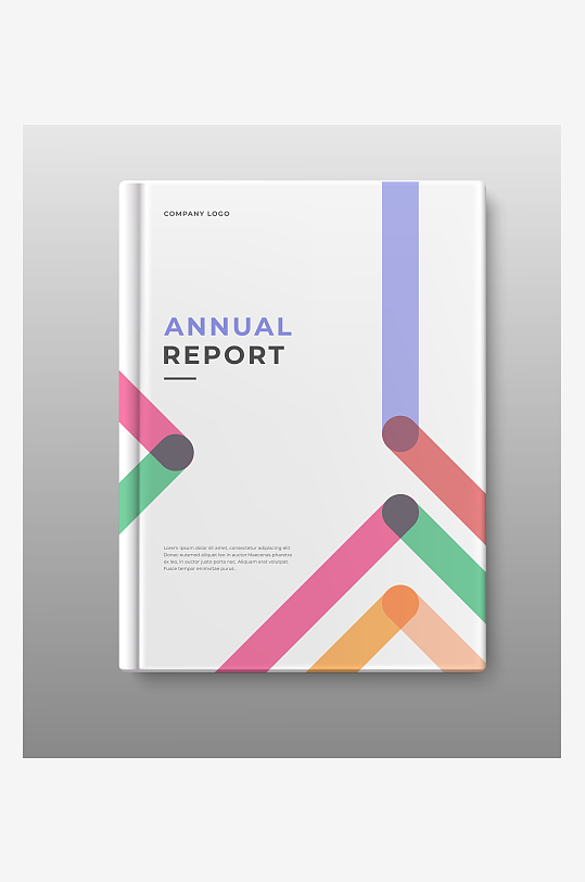 创意矢量画册封面背景-众图网