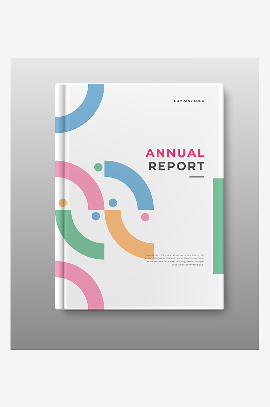 创意矢量画册封面背景-众图网