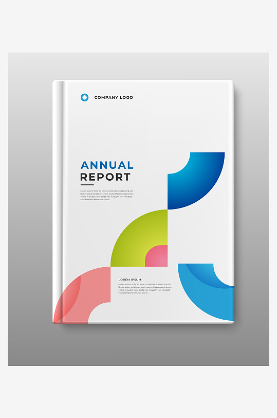 创意矢量画册封面背景-众图网