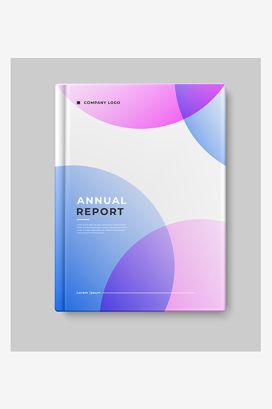 创意矢量画册封面背景-众图网