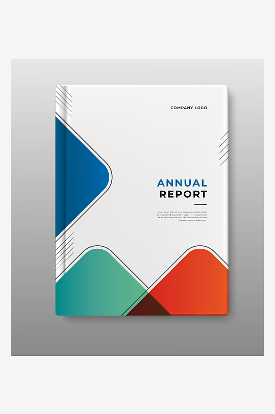 创意矢量画册封面背景-众图网